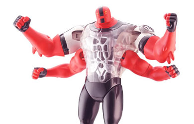 ben 10 15cm DNA Alien Heroes - Fourarms