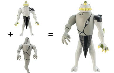 ben 10 Alien Force - Creation Chamber Ripjaws and Ghostfreak