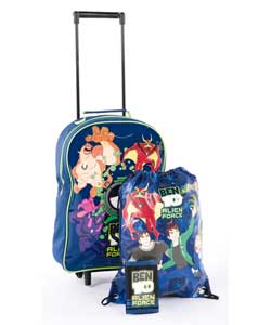 Ben 10 Alien Force 3 Piece Luggage Set