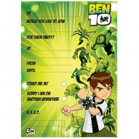 Party Invitations Pad - 20 invites on a pad