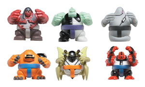 Series 2 Sumo Slammers Alien Figures