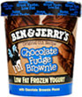 Ben and Jerrys Chocolate Fudge Brownie Low Fat Frozen Yogurt (500ml)