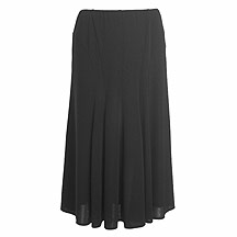 Black jersey skirt
