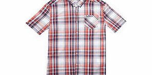 Ben Sherman Boys 3-7yrs orange pure cotton shirt