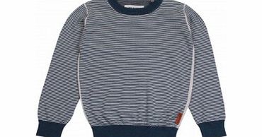 Ben Sherman Boys Blue Marl Sweater L11/F4