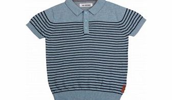 Ben Sherman Boys Stripe Polo Jumper L11/F6