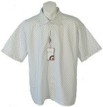 Ben Sherman Check Short Sleeve Shirt White Size XX-Large