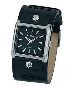 Ben Sherman Gents Black Cuff Strap Watch