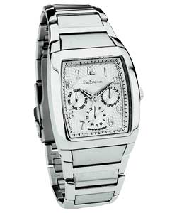 Gents Rectangular Multidial Bracelet Watch