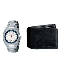 Gents Watch and Wallet Set