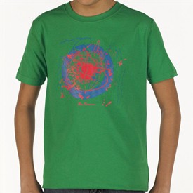 Ben Sherman Junior Target Print T-Shirt Green