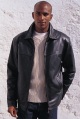 leather harrington jacket