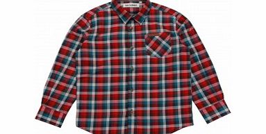 Ben Sherman Lichen Green Boys Checked Shirt