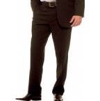 Mens Plain Trouser Black