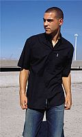Mens Short Sleeve Oxford Shirt