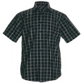 mens short-sleeved check shirt