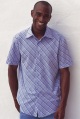 short sleeved check shirt