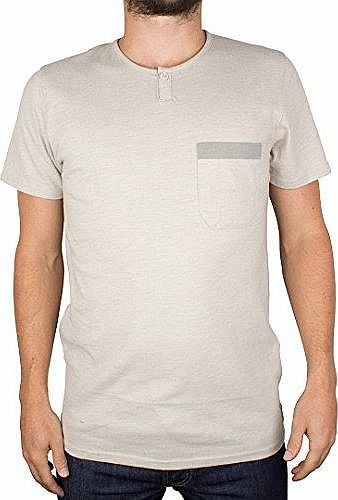 Bench - Light Grey Melt Pocket T-Shirt - Mens - Size: M