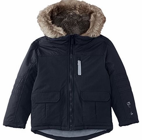Boys Caballerial Coat, Jet Black, 5 Years (Manufacturer Size:5-6 Years)