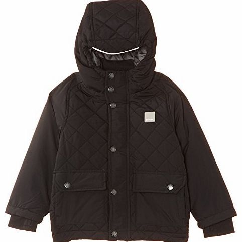 Bench Boys Hillinglock Coat, Jet Black, 7 Years (Manufacturer Size:7-8 Years)