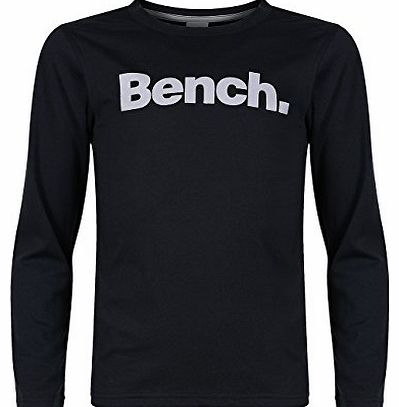 Bench Boys Stand T-Shirt, Jet Black, 11 Years (Manufacturer Size:11-12 Years)