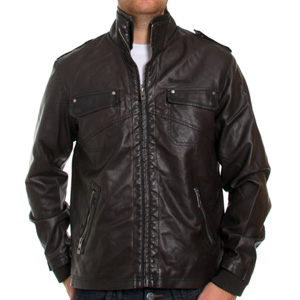 Classic Faux leather jacket