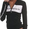 Bench Clothing STRIPED BENCH CLOTHING BLACK STRIPE TRACK TOP
