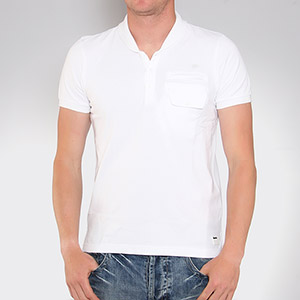 Bench Elorza Polo Shirt - White