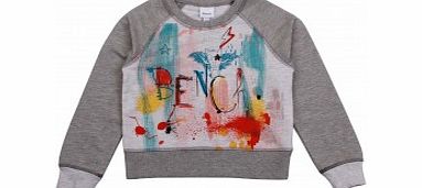 Bench Girls Fantasy Print Raglan Sleeve Sweat