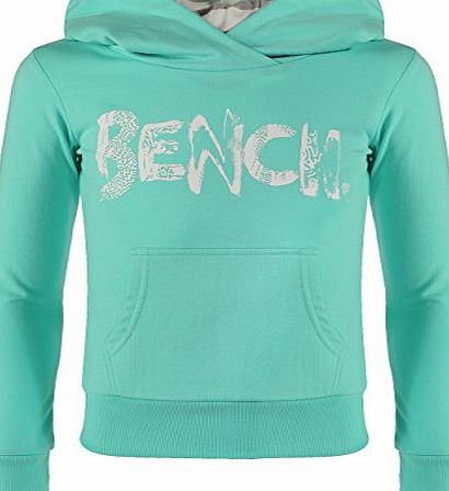 Bench Girls Starduster Hoodie, Turquoise (Cockatoo), 9 Years (Manufacturer Size:9-10)