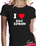Bench I Love Zac Efron High School Musical T-shirt,M