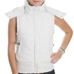 bench Ladies Cube Gilet - Cream