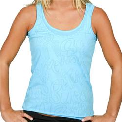 bench Ladies Cut Out Burnt Top - Sea Blue