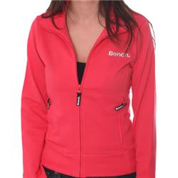 bench Ladies Hybrid Zip Thru Jacket - Geranium