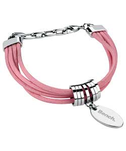Ladies Pink Multistrand Bracelet