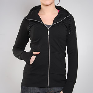 Bench Ladies Trail Zip Hoody - Black