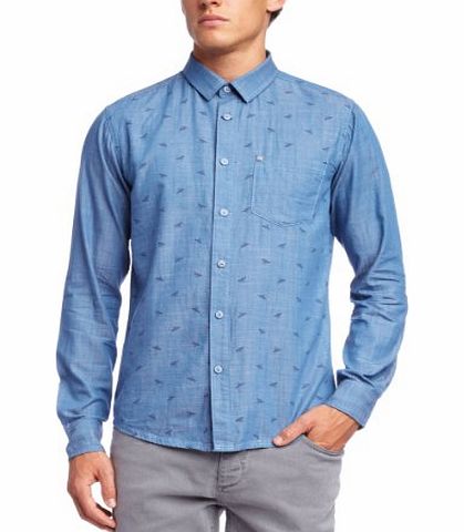 Bench Malin B Mens Shirt Allure Blue Large
