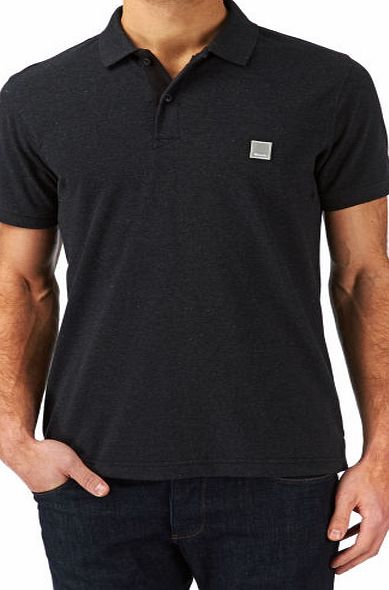 Bench Mens Bench Crystalline Polo Shirt - Black Marl