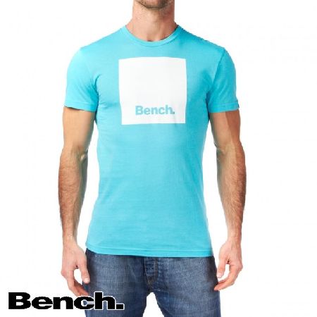 Bench Mens Bench Fullstop T-Shirt - Blue Curacao