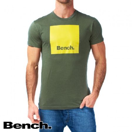 Bench Mens Bench Fullstop T-Shirt - Dusky Green