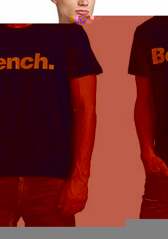 Bench Mens Corporation Short Sleeve T-Shirt, Estate Blue, Medium