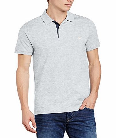 Bench Mens Crystalline Short Sleeve T-Shirt, Grey Marl, Medium