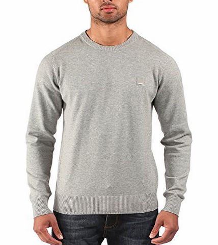 Bench Mens Hydriant Jumper, Grey Marl, Large