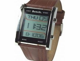 Bench Mens LCD Digital Designer Watch