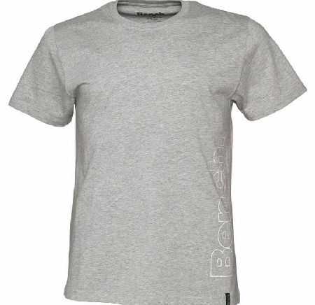 Bench Mens Logo T-Shirt Grey Marl