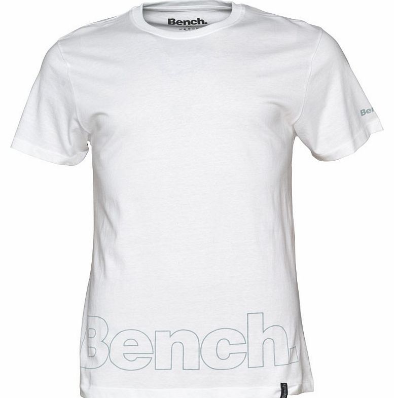 Bench Mens Logo T-Shirt White