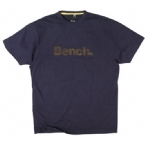 Bench Mens Spike High Build Logo T-Shirt Navy