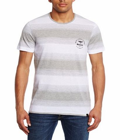 Bench Mens Suncrest Short Sleeve T-Shirt, Grey (Grey Marl), Small