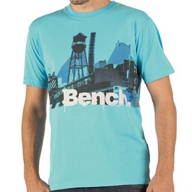 Bench Mens Williamsberg T-Shirt Turquoise