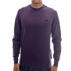 Offstead Knit Sweatshirt - Black Plum Marl